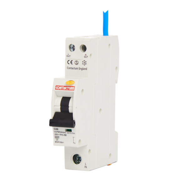 Single Pole Class A Type C Compact RCBO