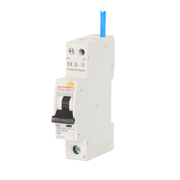 Single Pole Class A Type C Compact RCBO