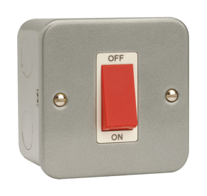Click Metalclad 1 Gang 45A DP Switch