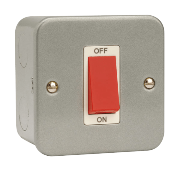 Click Metalclad 1 Gang 45A DP Switch