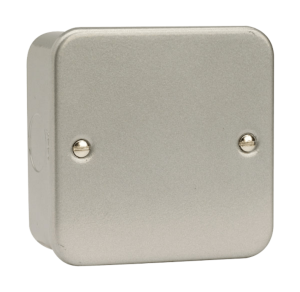 Click Metalclad 1 Gang Blank Plate