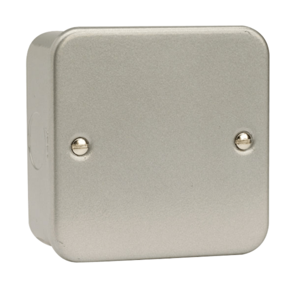 Click Metalclad 1 Gang Blank Plate