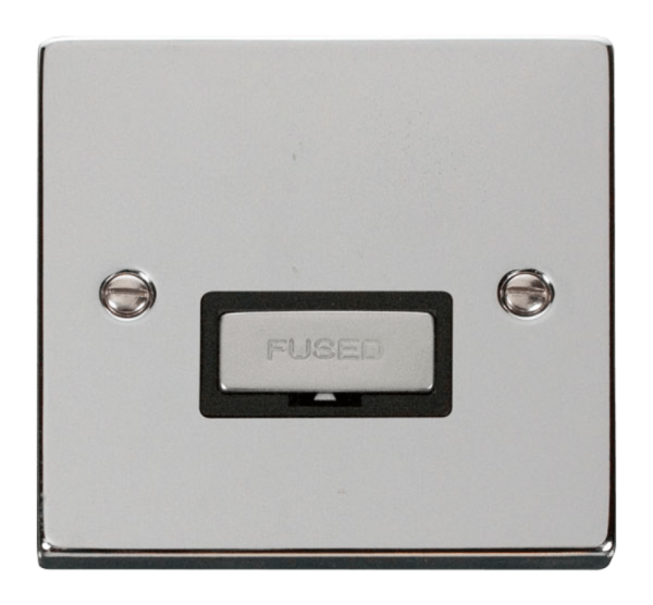 Click Deco Polished Chrome Unswitched Fused Spur