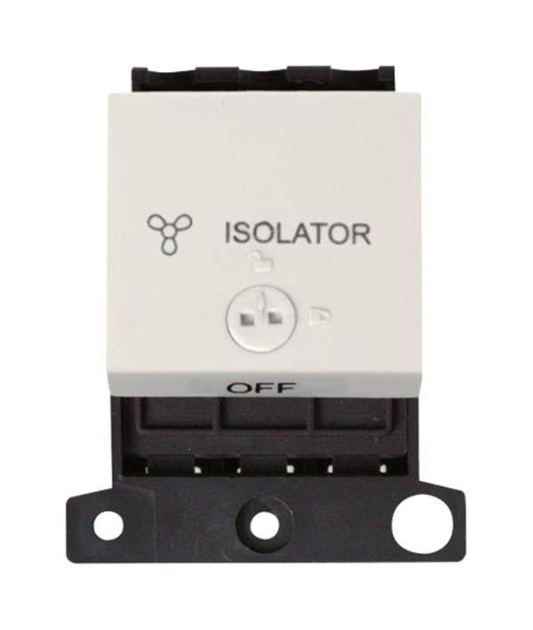 Polar White 10A TP Fan Isolator Module