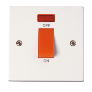 Click Polar 1 Gang 45A DP Switch Neon
