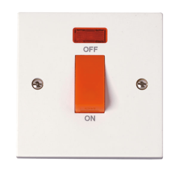 Click Polar 1 Gang 45A DP Switch Neon