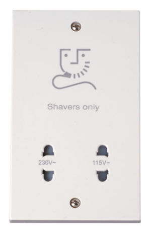 Click Polar Dual Voltage Shaver Socket