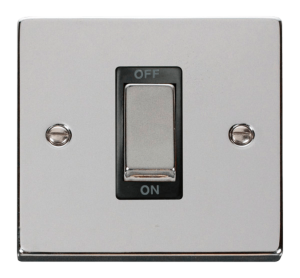 Click Deco Polished Chrome 1 Gang 45A DP Switch