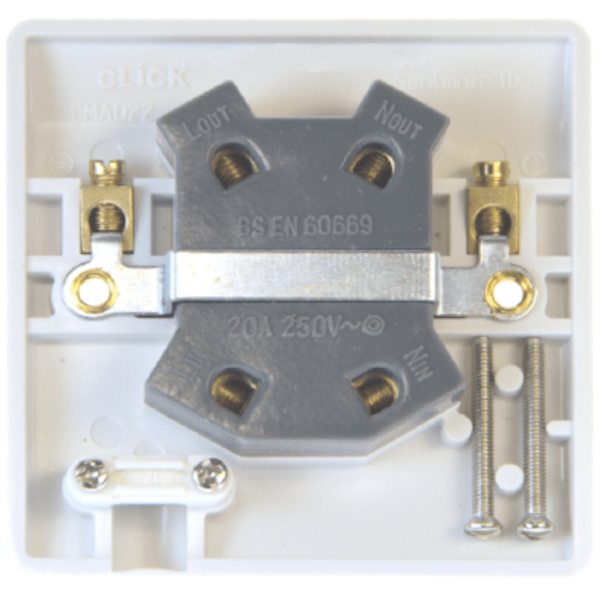 Click Mode 1 Gang 20A DP Switch Flex Outlet - Image 2