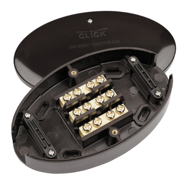 Brown 60A 3 Terminal Junction Box
