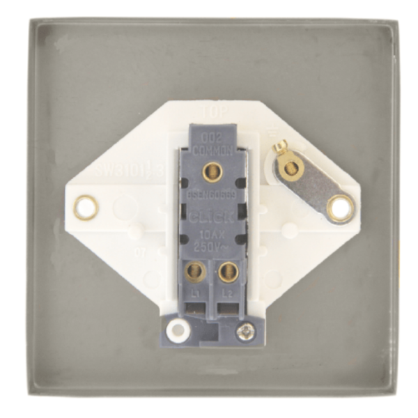 Click Deco Polished Chrome 1 Gang 2 Way Light Switch - Image 2