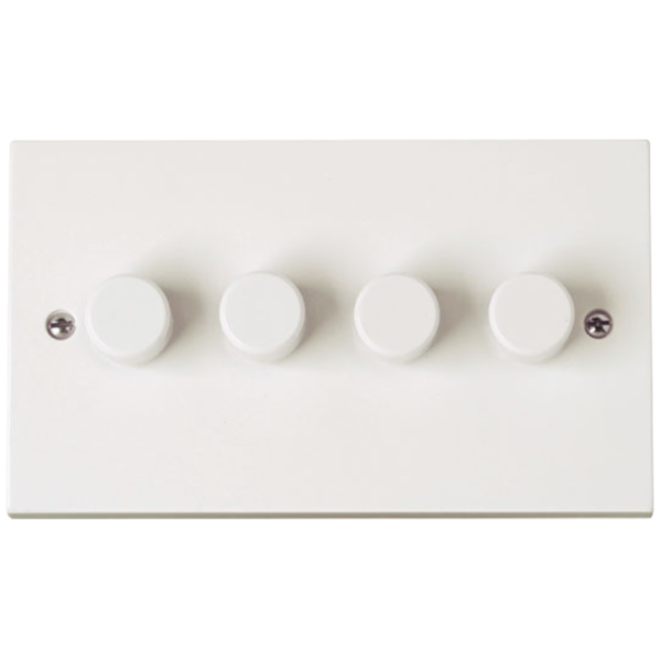 Click Polar 4 Gang 2 Way 250Va Dimmer