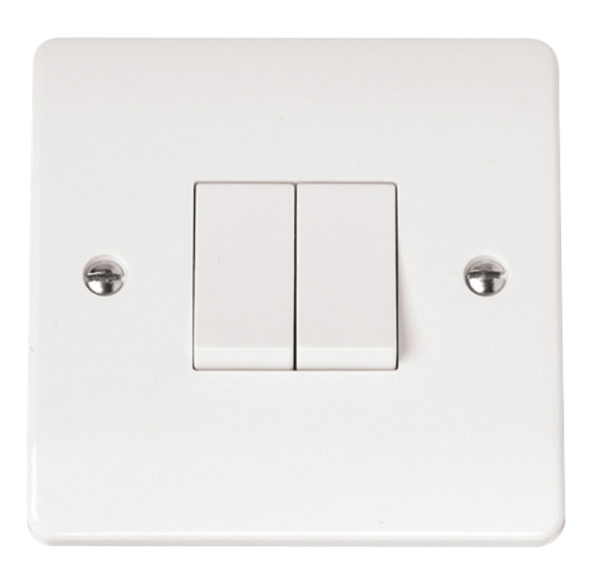 Click Mode 2 Gang 2 Way 10Ax Switch