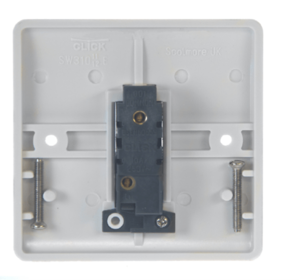 Click Mode 1 Gang 1 Way 10Ax Retractive Bell Push - Image 2