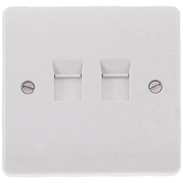 Click Mode 2 Gang Cat5E Socket