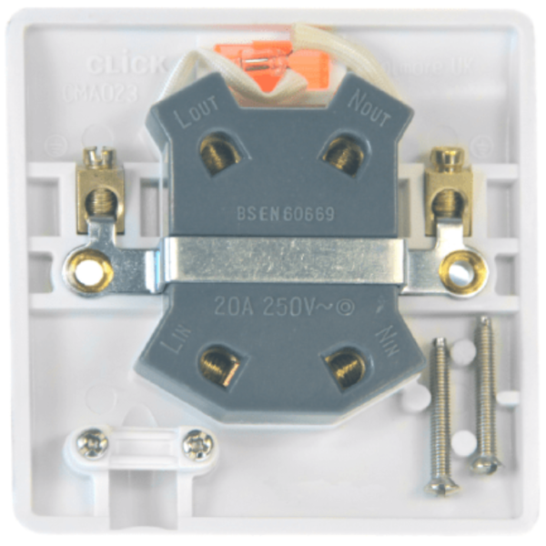 Click Mode 1 Gang 20A DP Switch Neon Flex Outlet "Water Heater" - Image 2