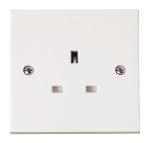 Click Polar 1 Gang 13A Unswitched Socket