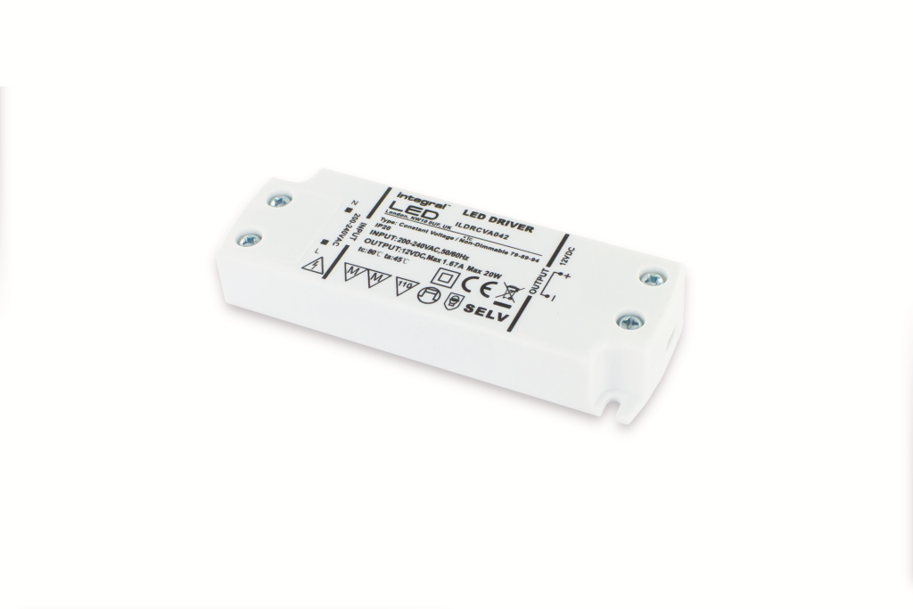 Integral 20w 12v IP20 Non Dimmable LED Driver - Image 2