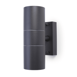 Hispec Coral Anthracite Grey Up/Down Wall Light