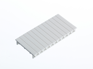 Contactum Moulded 6 Module Blank Plate Strip