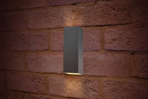 Integral Pablo Dark Grey IP54 8w Wall Light 3000k