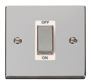 Click Deco Polished Chrome 1 Gang 45A DP Switch