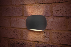 Integral Luxstone Dark Grey IP54 8.5w Wall Light 3000w