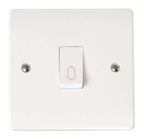 Click Mode 1 Gang 1 Way 10Ax Retractive Bell Push
