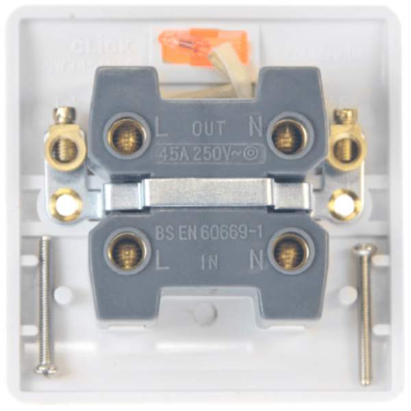 Click Mode 1 Gang 45A DP Switch Neon - Image 2