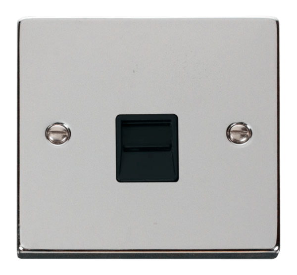 Click Deco Polished Chrome 1 Gang BT Master Socket