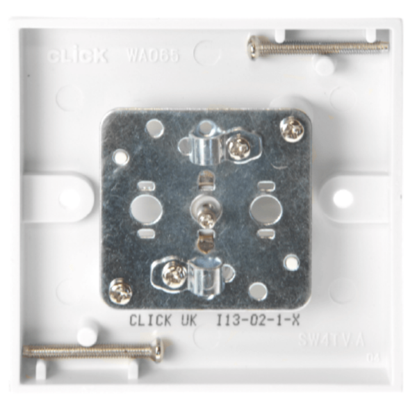 Click Polar 1 Gang Coaxial Socket - Image 2