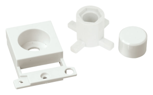Click White Dimmer Module Mounting Kit