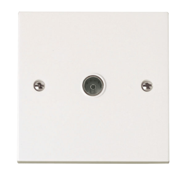 Click Polar 1 Gang Coaxial Socket