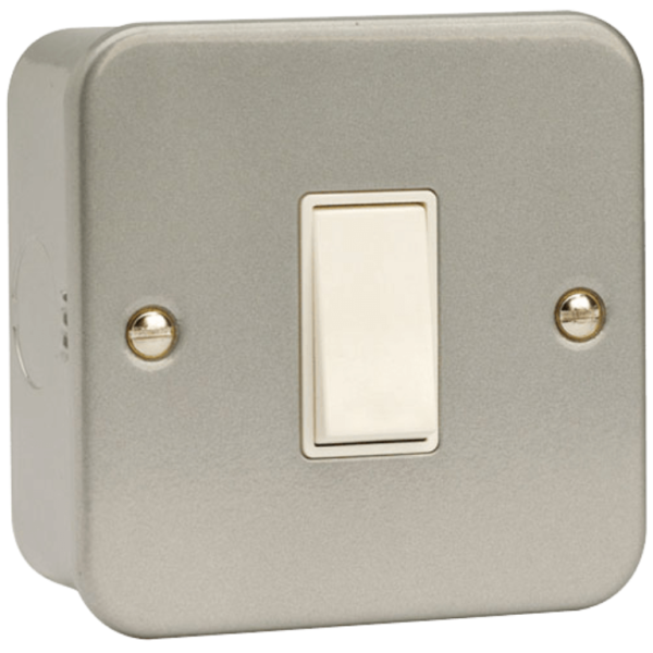 Click Metalclad 1 Gang 2 Way 10A Switch