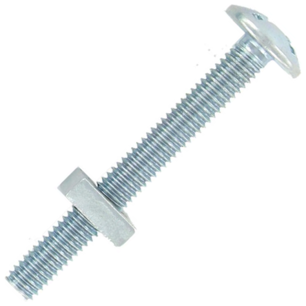 M6 x 40mm Roofing Nuts & Bolts (100)