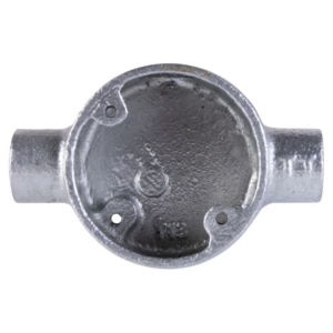 20mm Galvanised Through Box