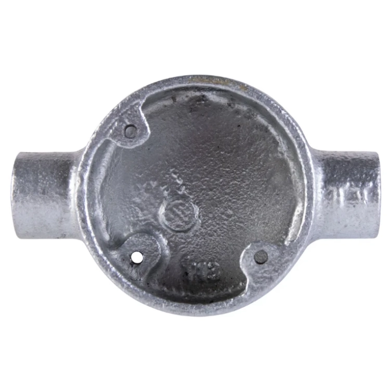 20mm Galvanised Through Box