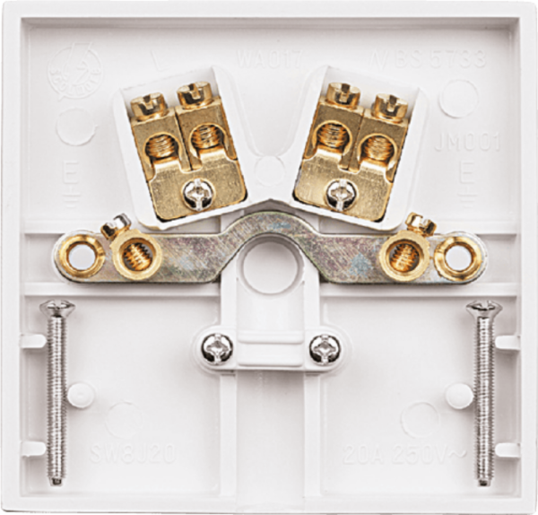 Click Polar 20A Flex Outlet Plate with Terminals - Image 2