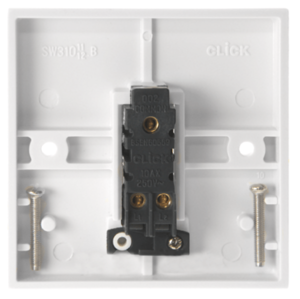 Click Polar 1 Gang 2 Way 10Ax Switch - Image 2