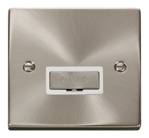 Click Deco Satin Chrome Unswitched Fused Spur