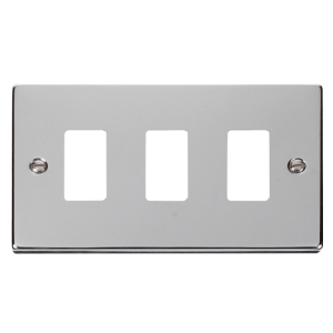 3 Gang Front Plate