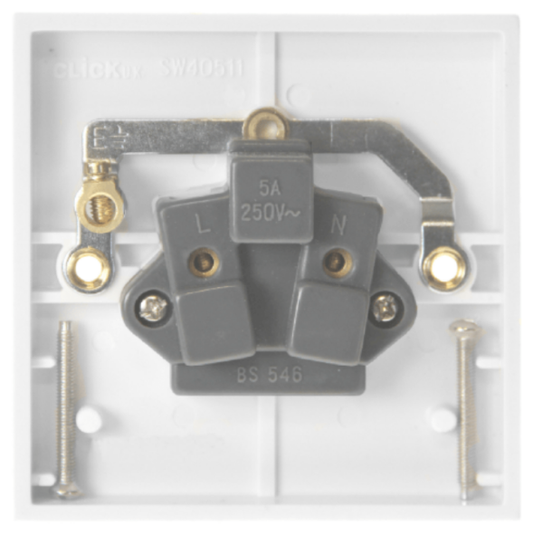 Click Polar 1 Gang 5A Unswitched Socket - Image 2