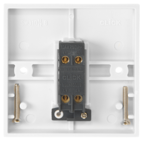 Click Polar 1 Gang 10A Intermediate Switch - Image 2