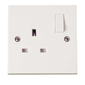 Click Polar 1 Gang DP Switched Socket