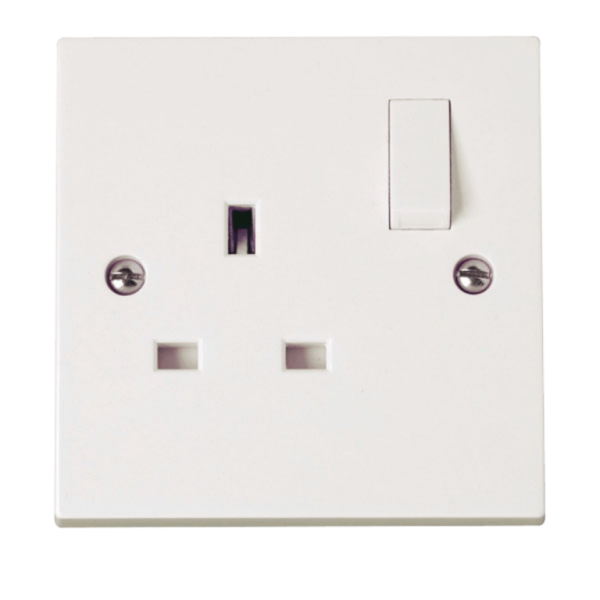 Click Polar 1 Gang DP Switched Socket