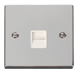 Click Deco Polished Chrome 1 Gang BT Master Socket