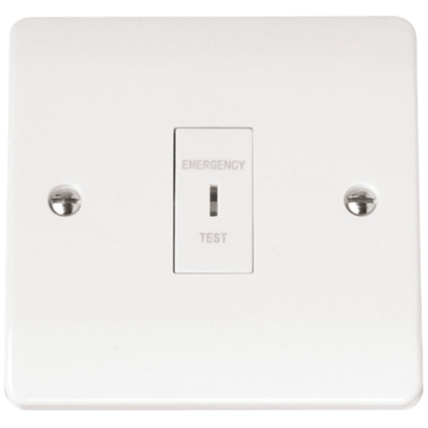 Click Mode 1 Gang DP Key Switch "Emergency Test"