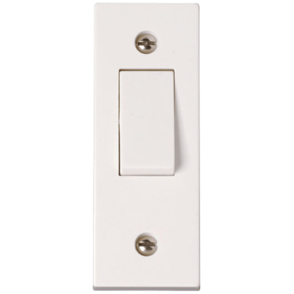 Click Polar 1 Gang 2 Way 10Ax Architrave Switch