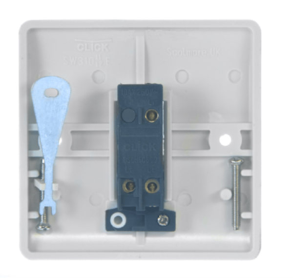Click Mode 1 Gang 2 Way 10Ax Key Switch - Image 2