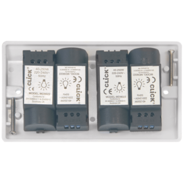 Click Mode 4 Gang 2 Way 250Va Dimmer - Image 2